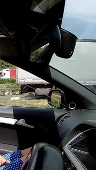 Tittenfick am dienstag mit verbundenen augen, spaß beim lkw-stopp