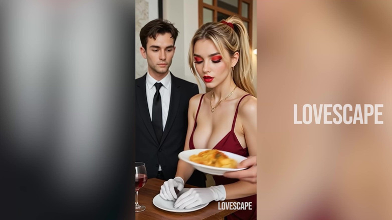 Lovescape: Sarışınla masum randevu tasmalı ve sürünen aşağılamayla bitiyor
