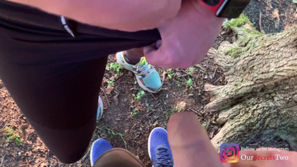 Our Secrets: Cum in her panties while hiking in the woods - very...
