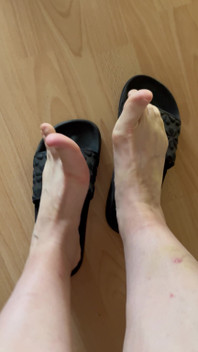 Feet in Flip-flops