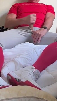 Alpha Baseball Playerjockdad87 Is at It Again Shooting His Jock Cum in Baseball Gear