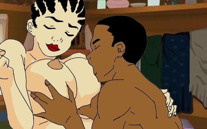 Ebonyhentai: アフリカに帰省したときの新しいアフリカの家政婦とヤリまくった