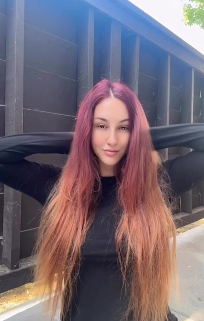 Artemisia Love: Italian Big Tits MILF Artemisia Love Long Hair Fetish Outdoor
