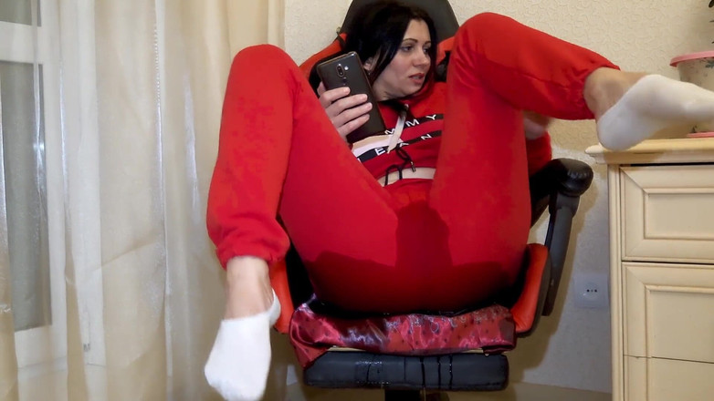 KristinaSlut: Onanerade lite innan träningen