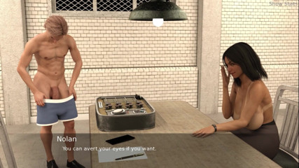 Porny Games: Projek hotwife - berbogel dengan stalion muda (26)
