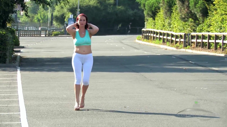 ATK Fans (Hairy): Annabella Struts Herself Outside for Some Exercise