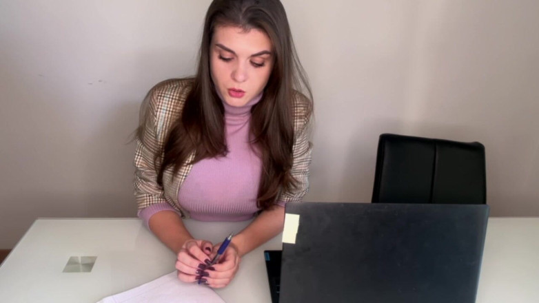 YooYa ASMR: Hot Step Mother Seduces Step Son in the Office