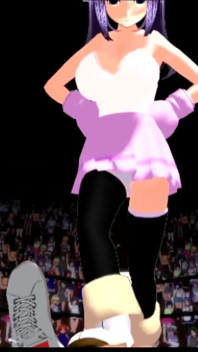 Ultimate fighting girl tipo b rebentando bolas