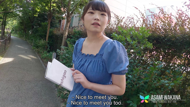 Tenshigao: คุณนายญี่ปุ่น อาซามิ วาคานะ มาถ่ายหนังโป๊ เปลือยกายแล้วโดนเย็ด