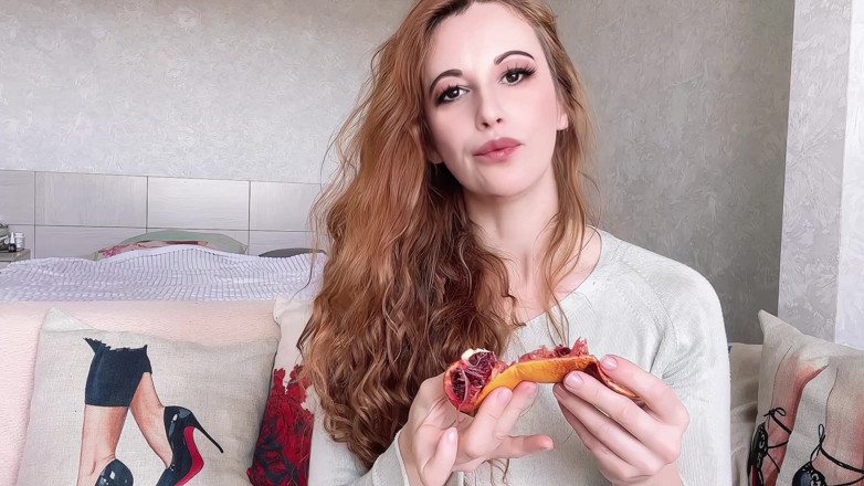 Holy_Red: Yummy Orange Slutschen - Verspielte Zungentricks &amp;saftiges Chaos!