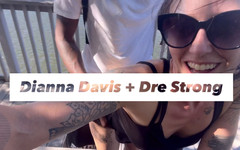 Dianna Davis: Белая девушка позволила ему слайда большой черный член в парке