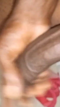 Huge Black Dick Displayed and Masterbating