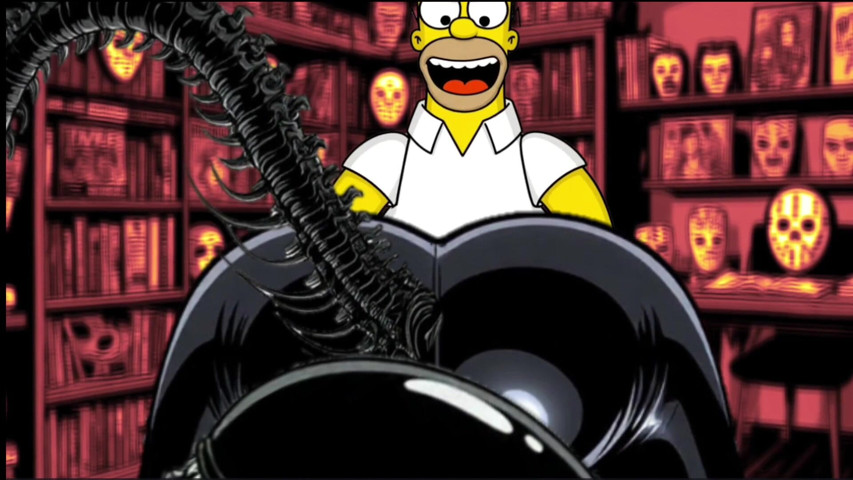 Halloween Special Cartoon. Alien: Homer (Octopussy Lovers Club) Halloween Special Cartoon. Alien: Homer (Octopussy Lovers Club)