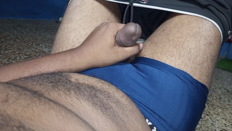 Sweet Indian cock: My Indian Big Black Cock Masterbation with Licking