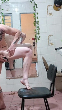 Waxing Anus and Penis