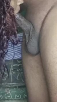 Delicious Big Ass Brunette Cock Blowjob