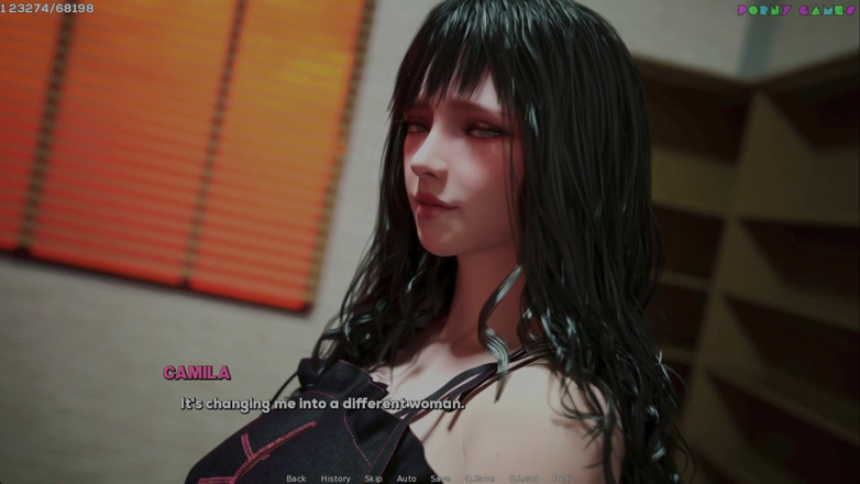 Porny Games: 샤만데프의 욕망의 그림자 - 거유 여친의 바람을 피우는 안드로기누스 남친 70