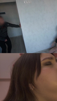 Sh Cuckold Unexpectedly Came Home and Licked All the Lover's Cum off His Wife's Face