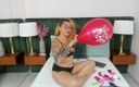 Colombianas Amateur: Njut av mina ballonger som jag