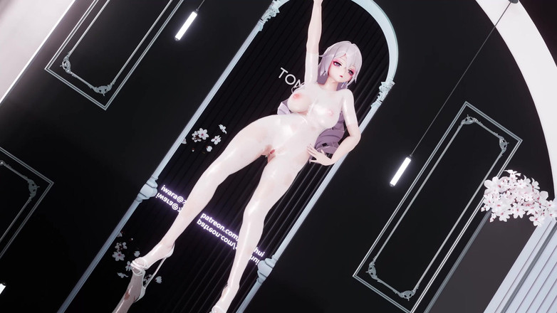 MikuMotion: [mmd] Tomboy Broken One-Piece White Silk Fishnet Binding