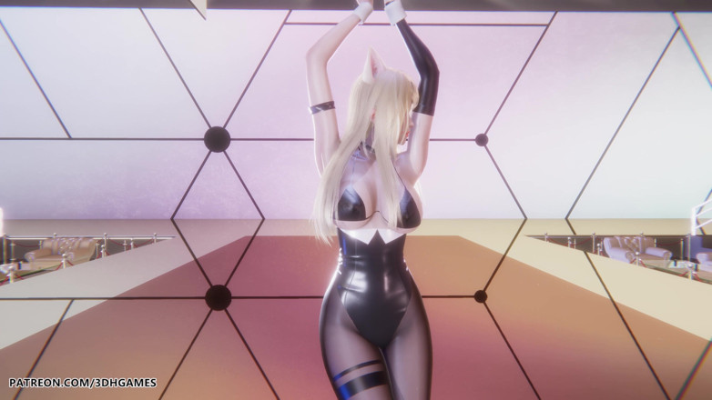 3D-Hentai Games: Chung ha - stress - Ahri sexy spogliarello