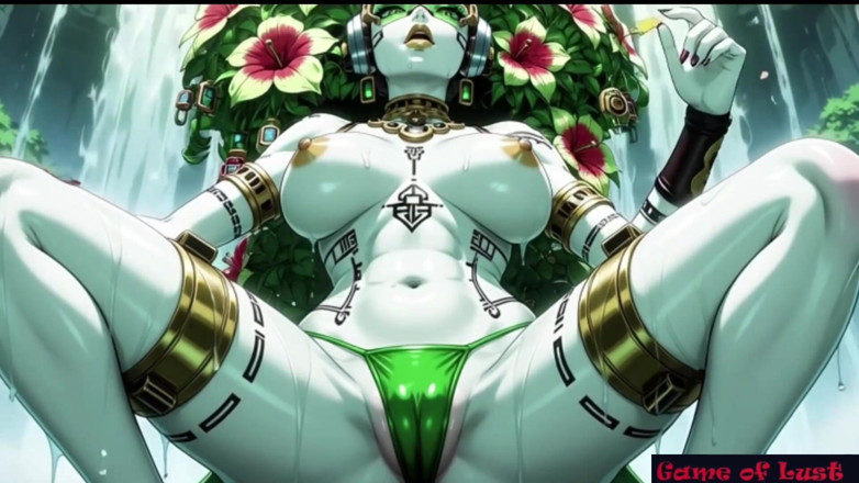 Game of Lust 3D: Gol Busty Anime Girl Wodospad Fantasy nago