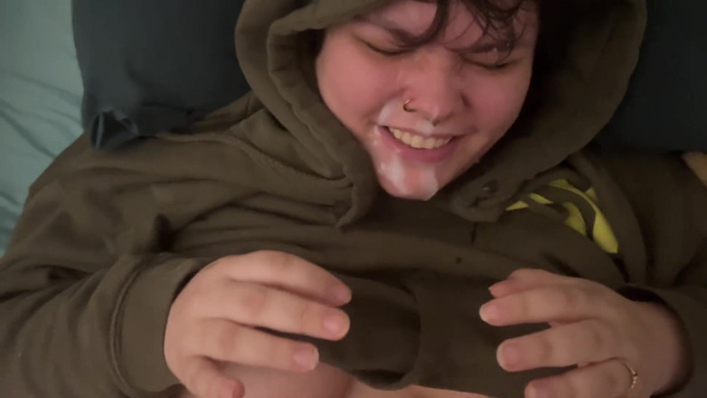 MyPrejacBoyfriend: Surprise Facial Cumshot Real Amateur Couple Homemade After Lazy Funny...