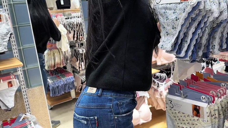 Sweetfantasy131: Seeing My Stepsister in a Fitting Room Trying on Clothes...