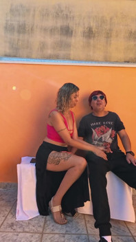 A Meeting Between a Slut and a Blind Man in the Square.