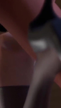 După muncă, sex cu un coleg: porno 3D