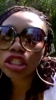 Nancy Hot ebony with natural tits fucks and gives a deep blowjob to Terry Reid