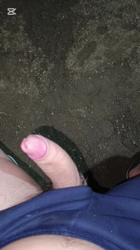 Buiten 's nachts, en een warm spermashot
