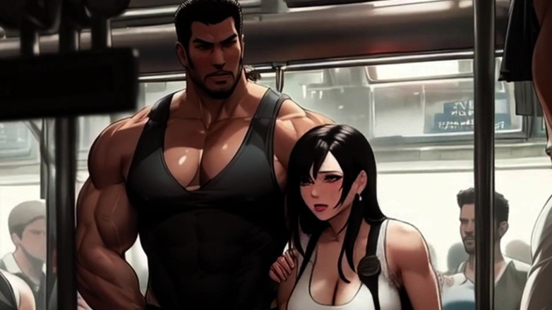 Spicy Toons: Tifa Takes the Train 1