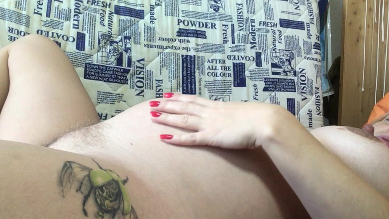 Risky Hairy Couple: Médico visita roleplay durante a grávida