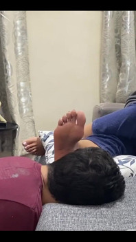 Kiffa Ignores Foot Slave While He Licks Worship Her Feet