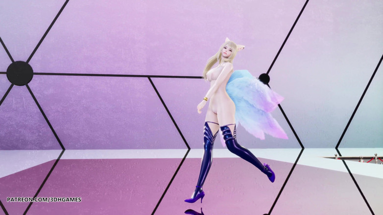 3D-Hentai Games: [MMD] Chung Ha - Play Kda Ahri Sexy Striptis League Of...