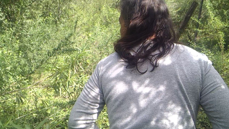 Nalgona Hot Wife: Sie ficken meinen arsch im wald