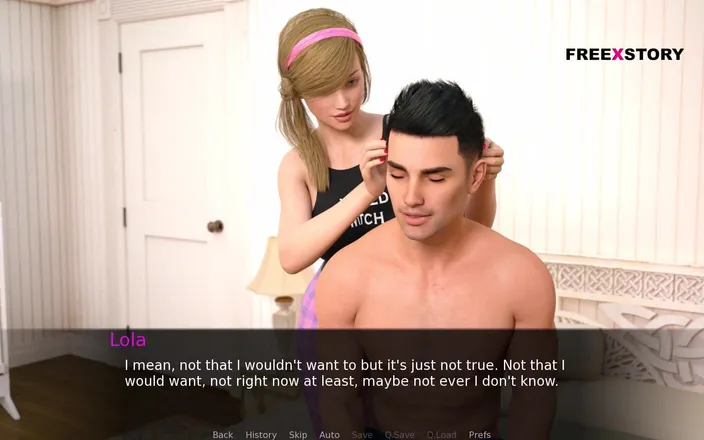 3D cartoon porn: Dusklight Manor 3 - Lola Giving Massage to Jhon. He Grabbed Her...
