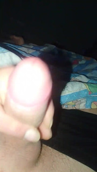 German Uncut Cock Masturbate After Work