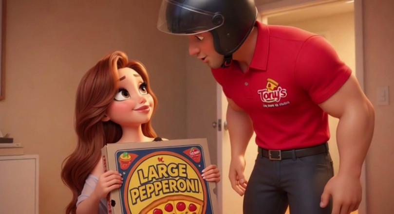 My night collection: Pengiriman Pizza Mengarah ke Helm-on Penuh Gairah dan Koneksi - Ai...