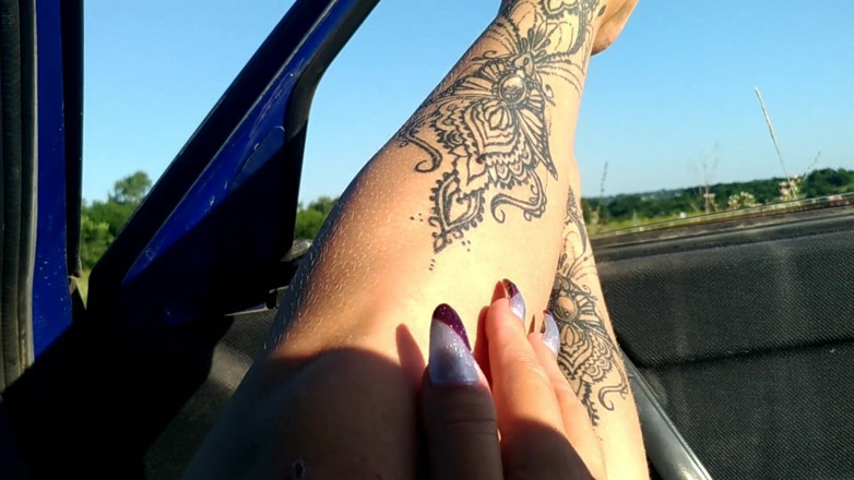 LizAngel: Foot fetiš v přírodě