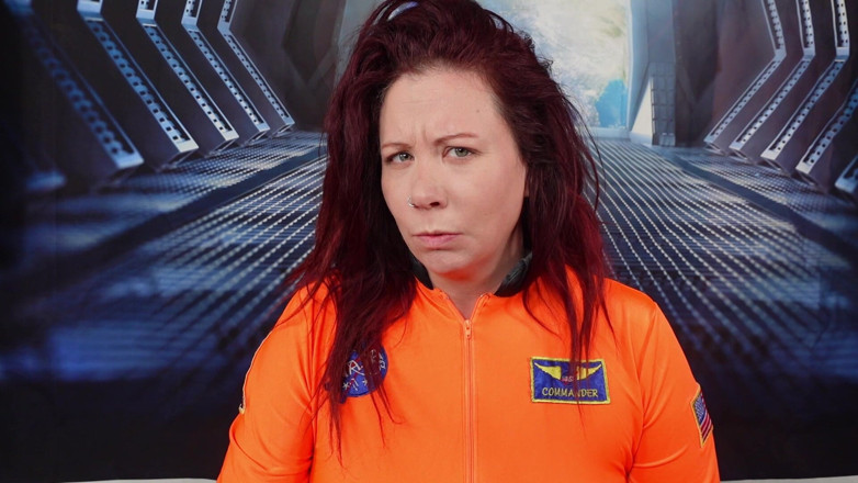 Deanna deadly: POV Alien übernimmt den körper des Astronauten und streichelt und spielt...