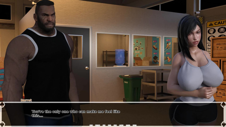 Dirty GamesXxX: ティファのダークヘブン 筋肉質の大きな上司がBBCで従業員の彼女の膣を引き裂く - エピソード27