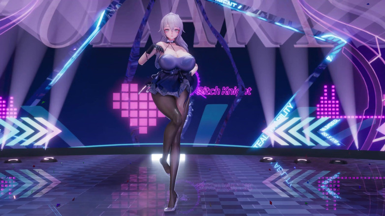 MikuMotion: Bộ ngực lắc lư; Váy ngắn đáy trần; Vớ đen không đáy