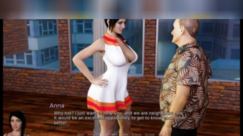 3DXXXTEEN2 Cartoon: Anna memuaskan tiga lelaki dalam satu hari. Seks kartun lucah 3D