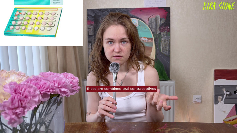 Kira Stone: Tránh thai: coca, xoắn ốc. Thuốc đạn, cấy ghép, v.v.