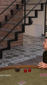 Project hete vrouw: op een pokerspel met vrienden, en hij controleert de sexy kont van zijn vriend seizoen 3 aflevering 18