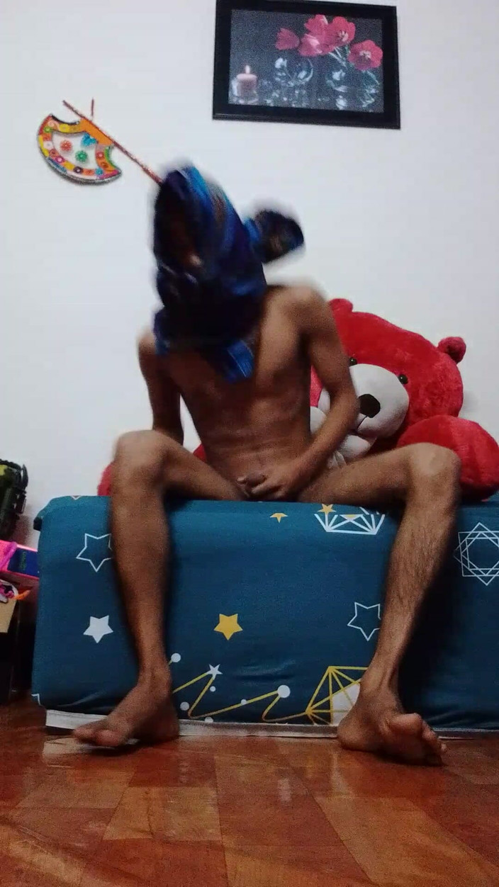 MARUF: Tiener Aziatische Bengalese jongen masturbatie