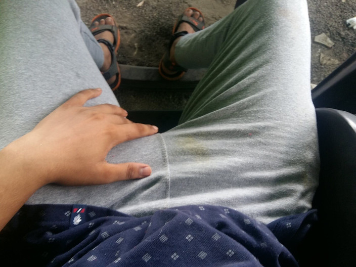 Bigfunn: Mastrubation i badrum