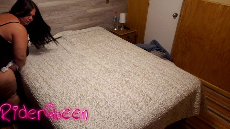 Riderqueen BBW Step Mom Latina Ebony: Moi seul riderqueen, MILF BBW latina à gros cul